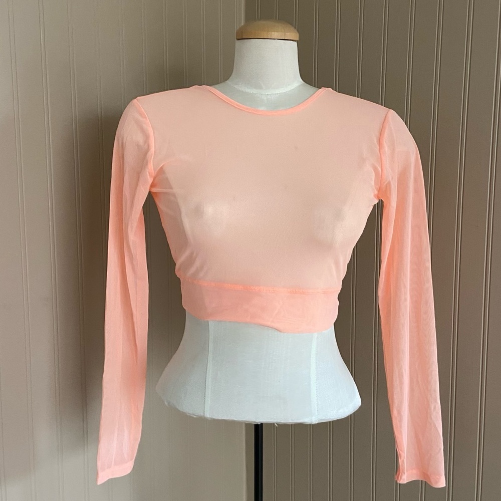 Under Armour Women's Project Rock Sheer Mesh Long Sleeve Shirt Women’s Medium